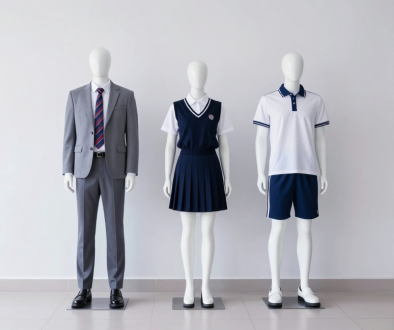 a_wide_angle__minimalist_architectural_photograph_of_a_pristine__modern_school_hallway_bathed_in_the_same_bright_daylight_as__image_0_png___against_the_stark_white_walls__a_series_of_th_2706688645